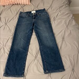 Frame Denim Women's Straight Leg Jeans in Dark Blue